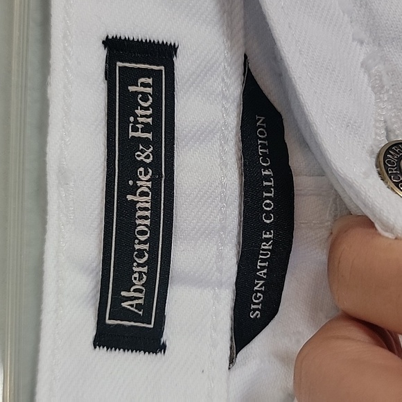 Abercrombie & Fitch white detailed distressed jeans - Picture 3 of 12